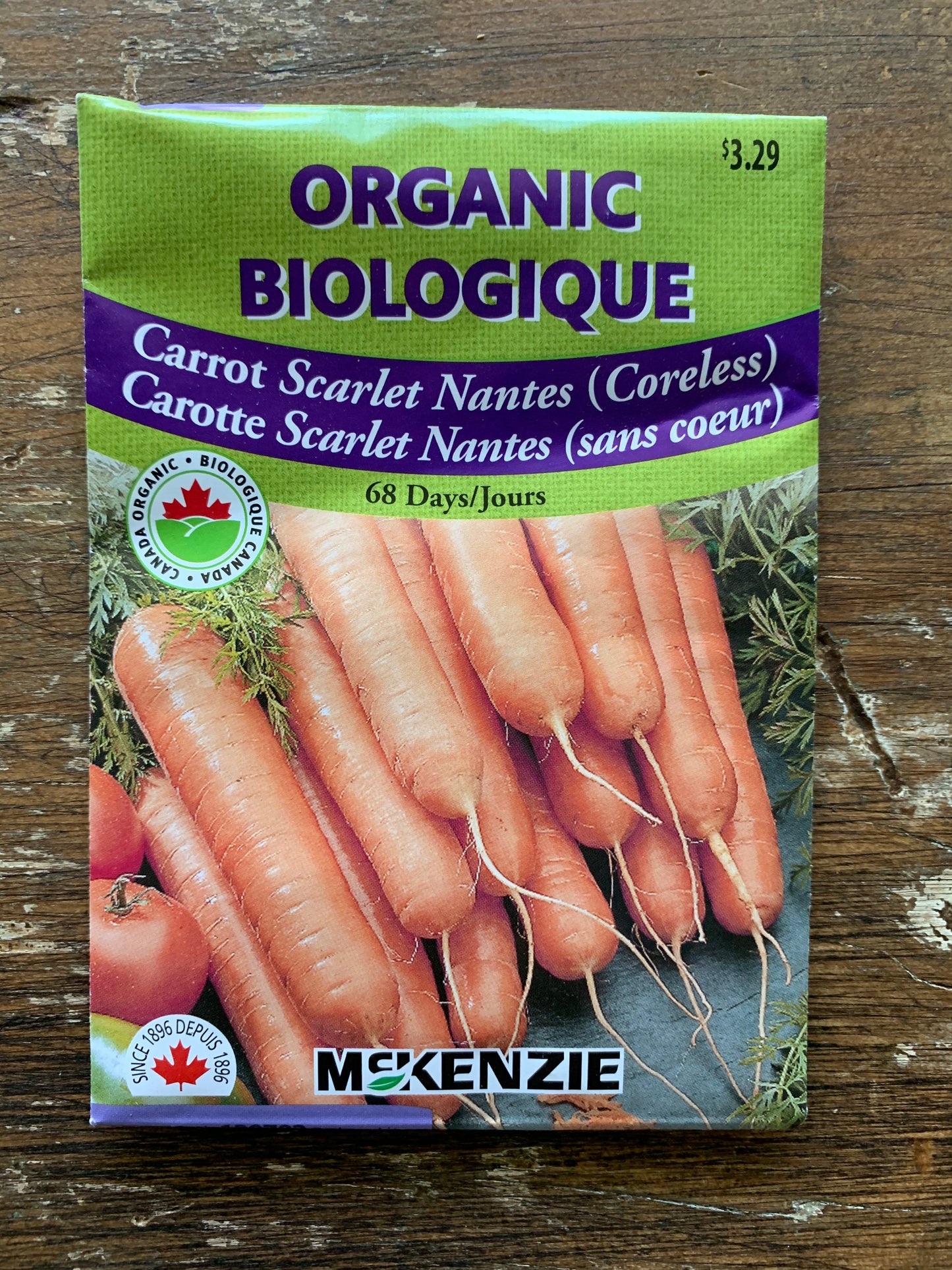 Carrots - Scarlet Nantes (Coreless) Seeds