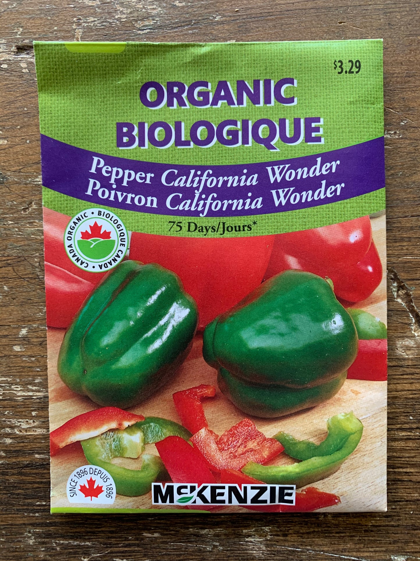 Peppers - California Wonder Seeds